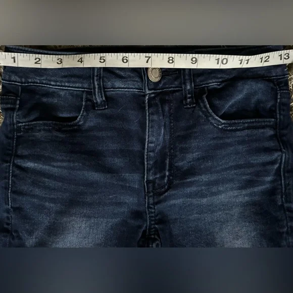 American Eagle super super stretch jegging -dark blue - size 2 Regular - Picture 5 of 9